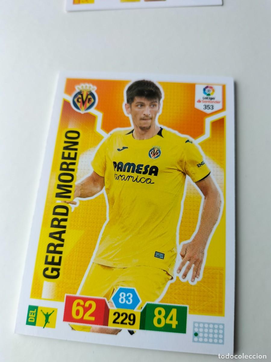 Cromos de F&uacute;tbol: 1 CROMO FICHA PANINI ADRENALYN TEMPORADA 18-19 2018-2019 VILLARREAL C.F 353 GERARD MORENO