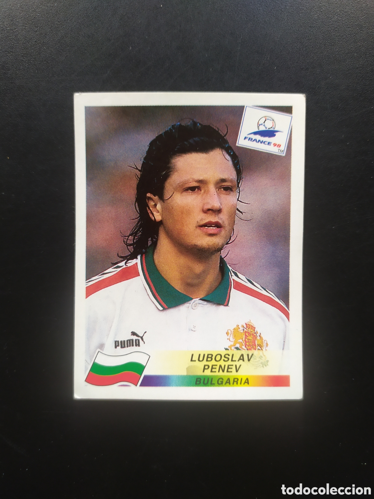 Cromos de F&uacute;tbol: Mundial Francia 98 panini Penev n&deg; 297 Bulgaria sin pegar