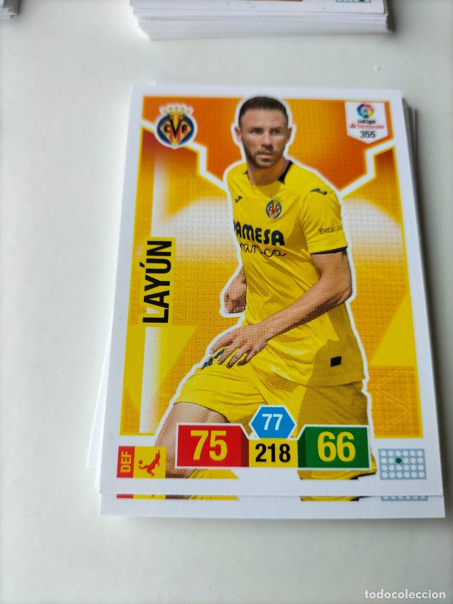 Figurine di Calcio: 1 CROMO FICHA PANINI ADRENALYN TEMPORADA 18-19 2018-2019 VILLARREAL C.F 355 LAYUN