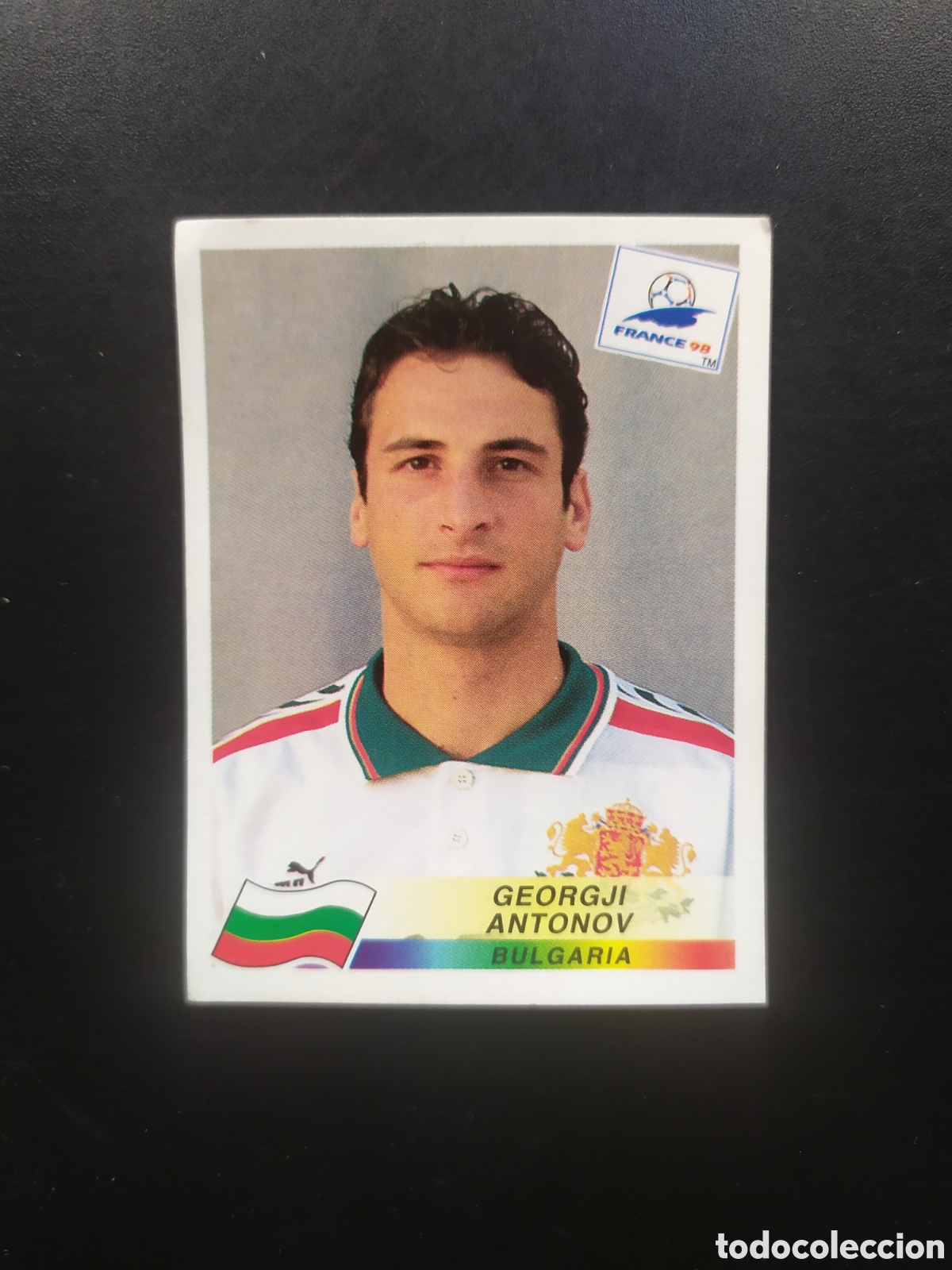 Cromos de F&uacute;tbol: Mundial Francia 98 panini Antonov n&deg; 286 Bulgaria sin pegar