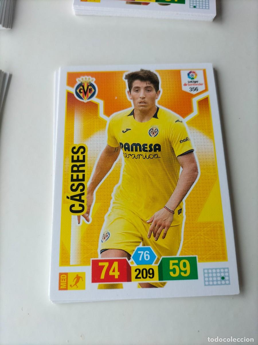 Cromos de F&uacute;tbol: 1 CROMO FICHA PANINI ADRENALYN TEMPORADA 18-19 2018-2019 VILLARREAL C.F 356 CASERES