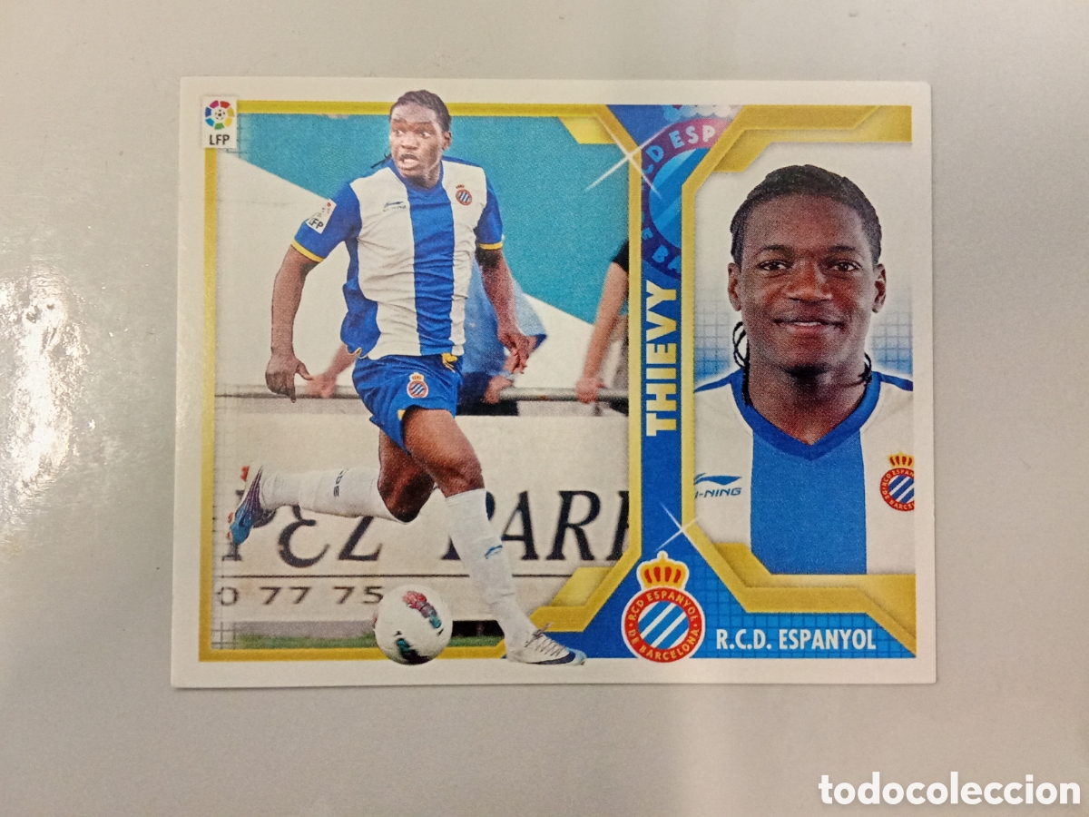 Cartes &agrave; collectionner de Football: THIEVY COLOCA ESPA&Ntilde;OL LIGA ESTE 2011 2012 11-12. NUNCA PEGADO