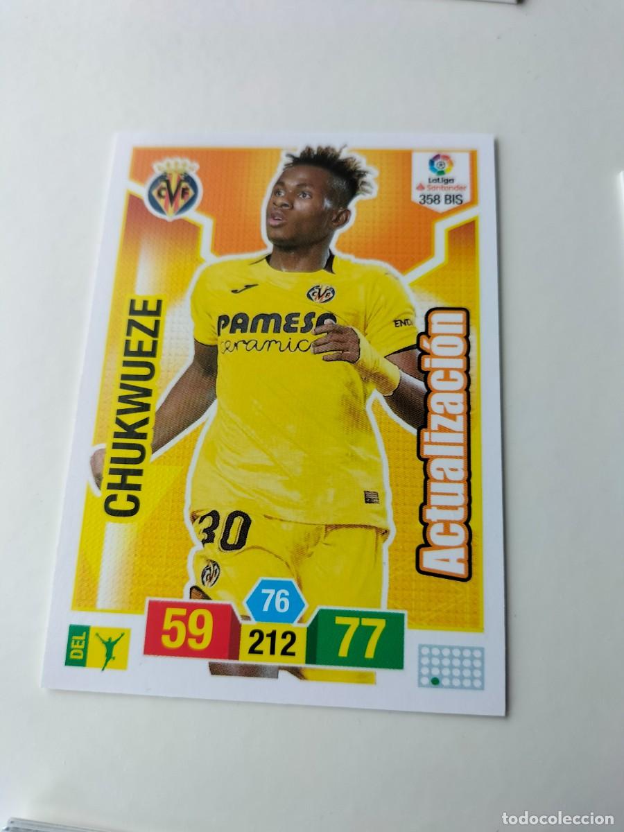 Cartes &agrave; collectionner de Football: 1 CROMO FICHA PANINI ADRENALYN TEMPORADA 18-19 2018-2019 VILLARREAL C.F 358 bis CHUKWUEZE ( ACTUALIZ