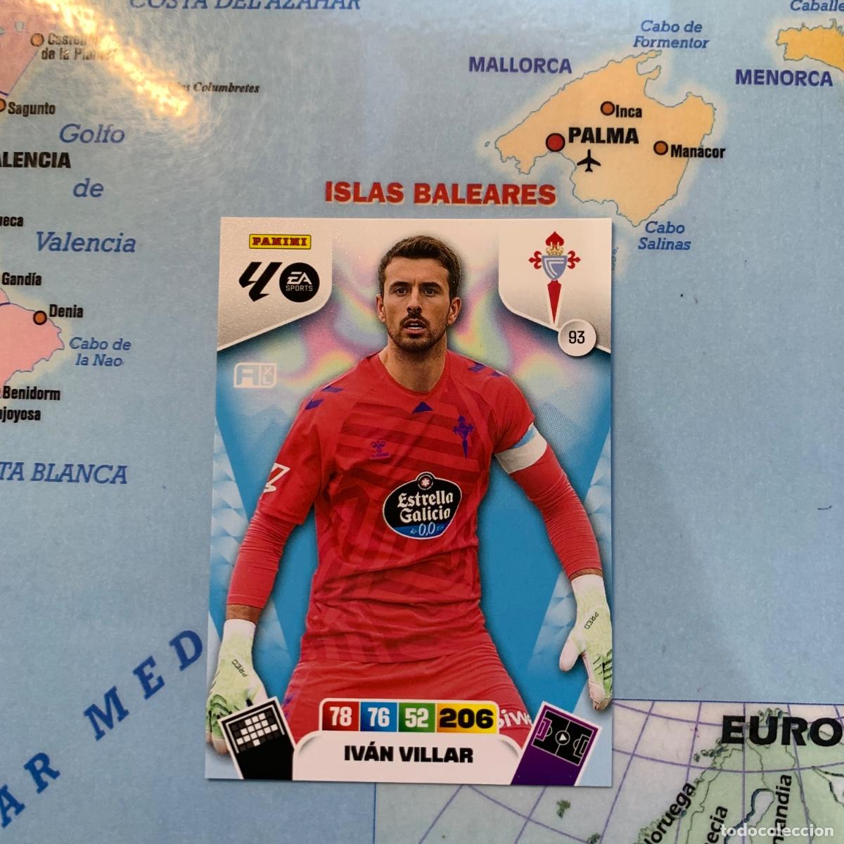 Football Stickers: Ivan Villar n&uacute;mero 93 del Celta cromo adrenalyn XL 25-26 2025-2026