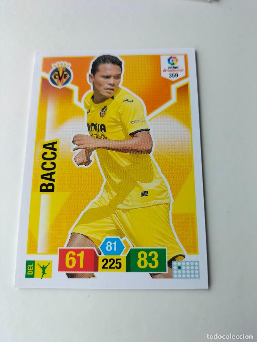Football Stickers: 1 CROMO FICHA PANINI ADRENALYN TEMPORADA 18-19 2018-2019 VILLARREAL C.F 359 BACCA