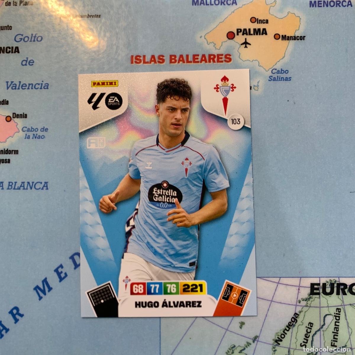 Football Stickers: Hugo &Aacute;lvarez n&uacute;mero 103 del Celta cromo adrenalyn XL 25-26 2025-2026