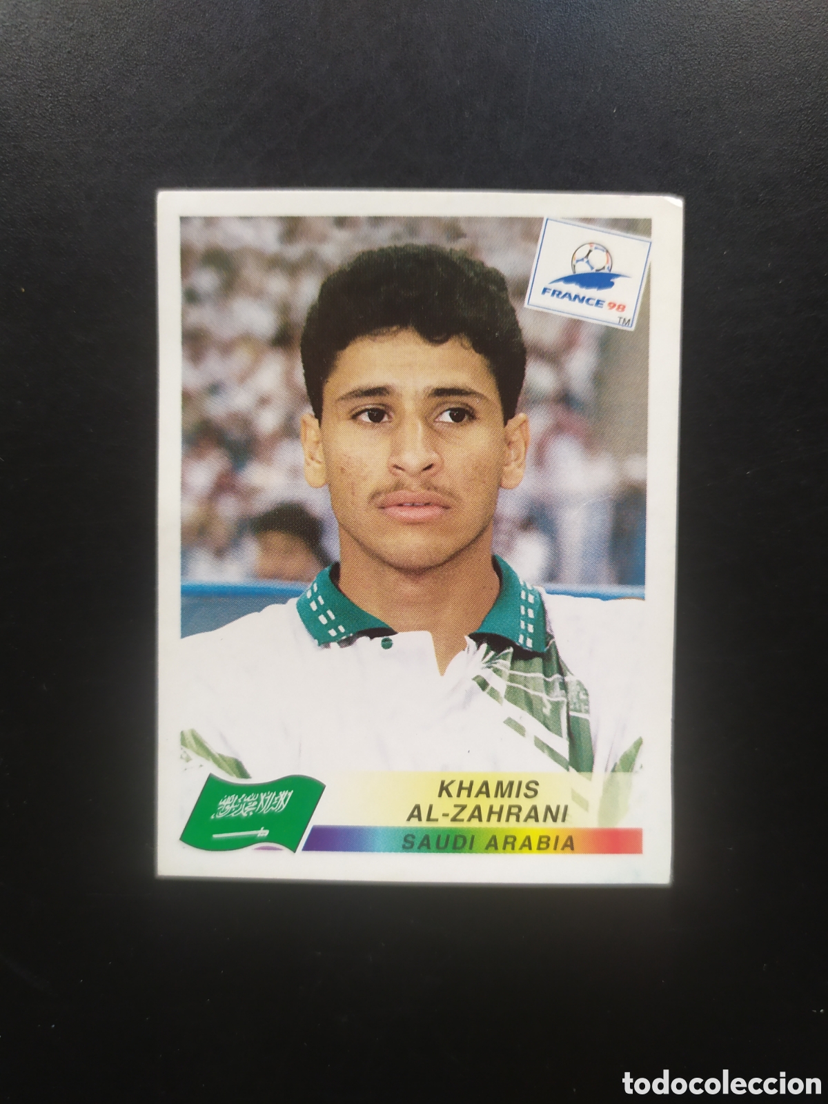 Football Stickers: Mundial Francia 98 panini Al-Zahrani n&deg; 201 Arabia Saud&iacute; sin pegar