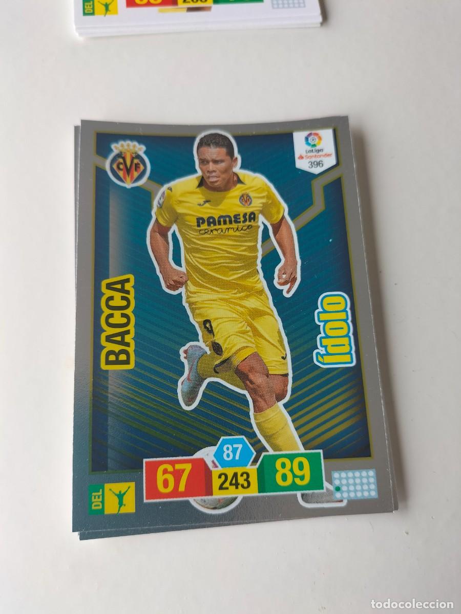 Football Stickers: 1 CROMO FICHA PANINI ADRENALYN TEMPORADA 18-19 2018-2019 VILLARREAL C.F 396 BACCA ( IDOLO