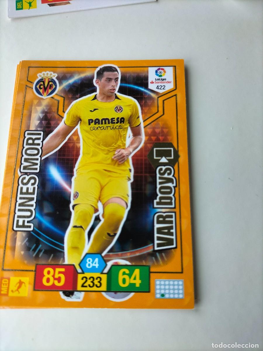 Cromos de Futebol: 1 CROMO FICHA PANINI ADRENALYN TEMPORADA 18-19 2018-2019 VILLARREAL C.F 422 FUNES MORI ( VAR BOYS