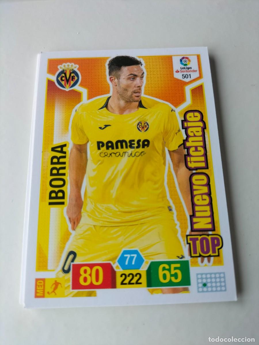 Cromos de Futebol: 1 CROMO FICHA PANINI ADRENALYN TEMPORADA 18-19 2018-2019 VILLARREAL C.F 501 IBORRA TOP FICHAJE