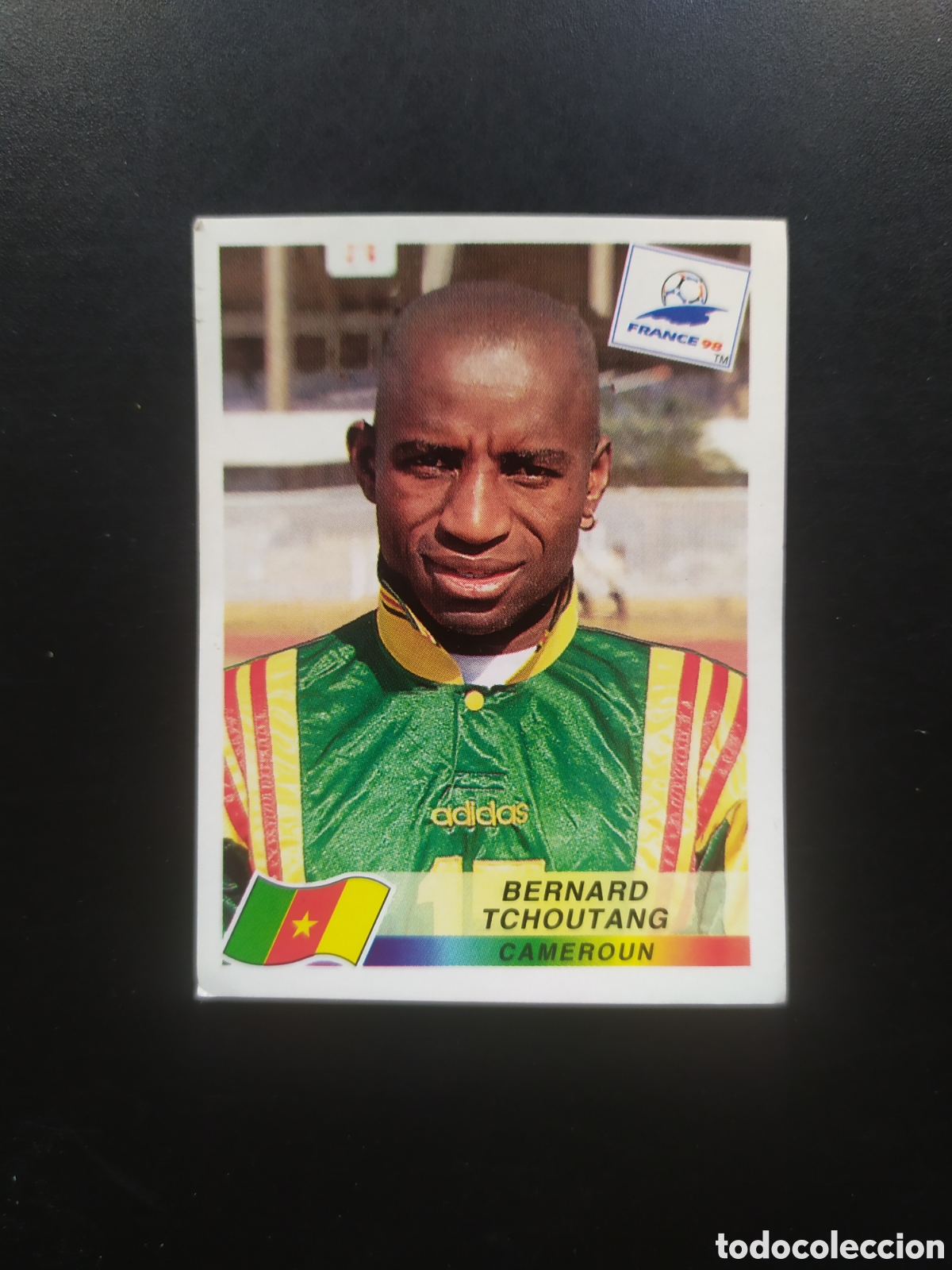 Cromos de Futebol: Mundial Francia 98 panini Tchoutang n&deg; 133 Camer&uacute;n sin pegar