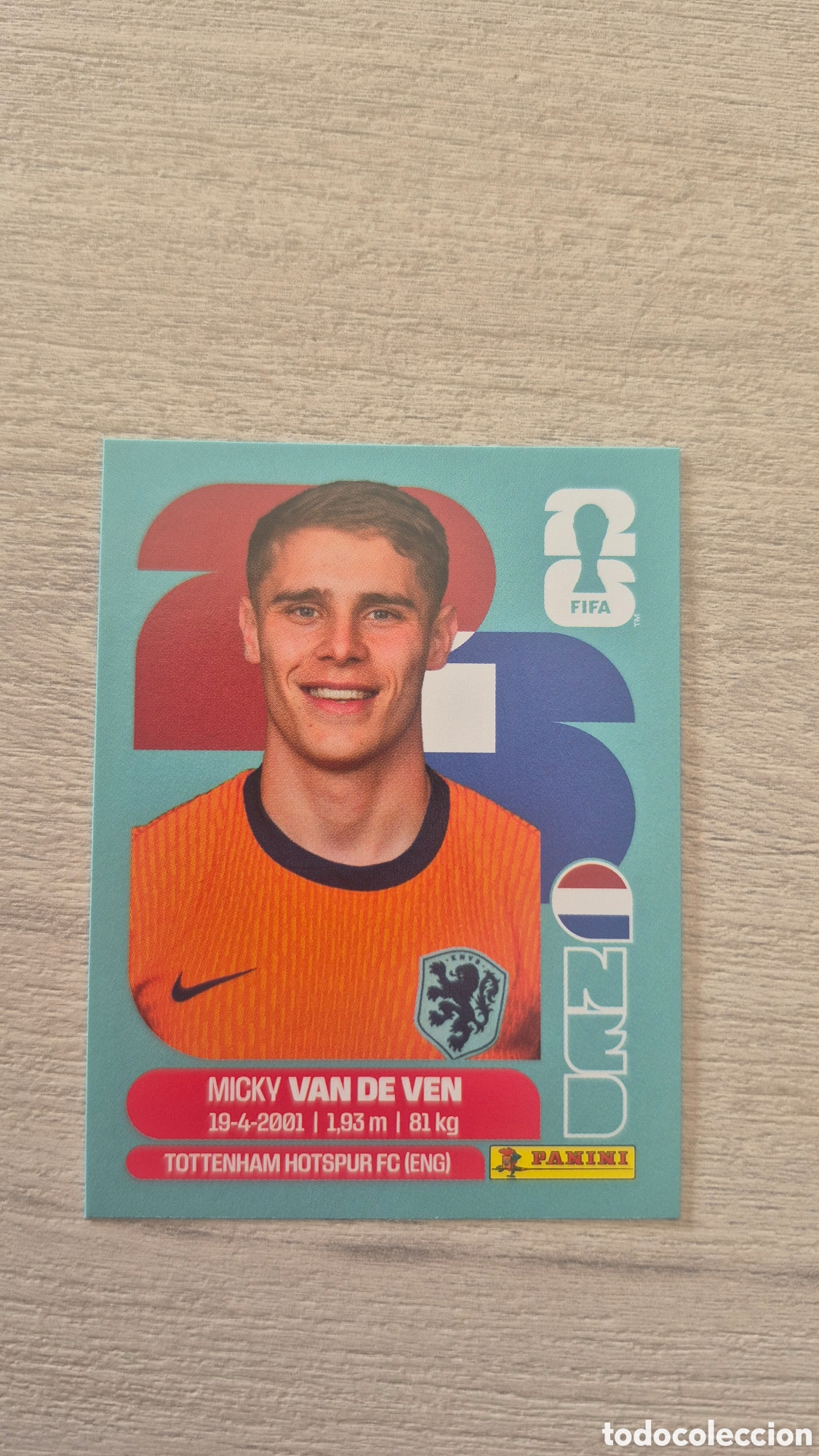 Cromos de F&uacute;tbol: NED4 Van de Ven FIFA World Cup 2026