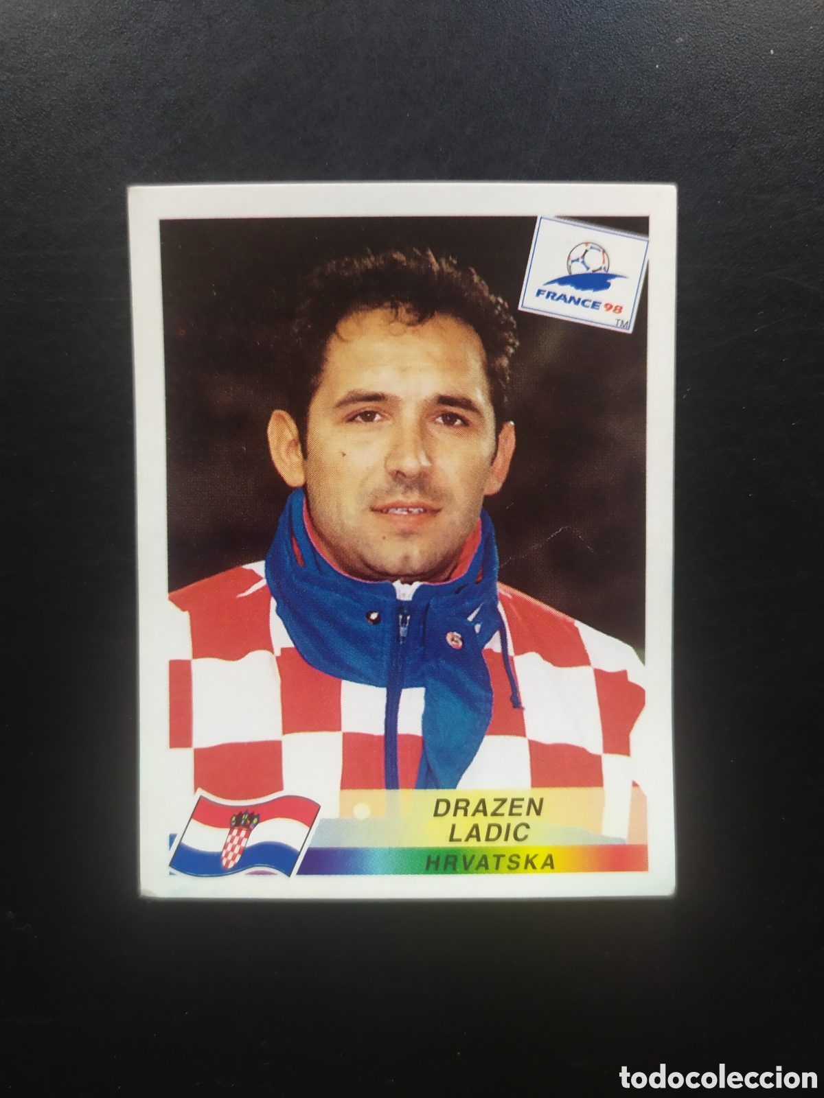 Cromos de F&uacute;tbol: Mundial Francia 98 panini Ladic n&deg; 536 Croacia sin pegar