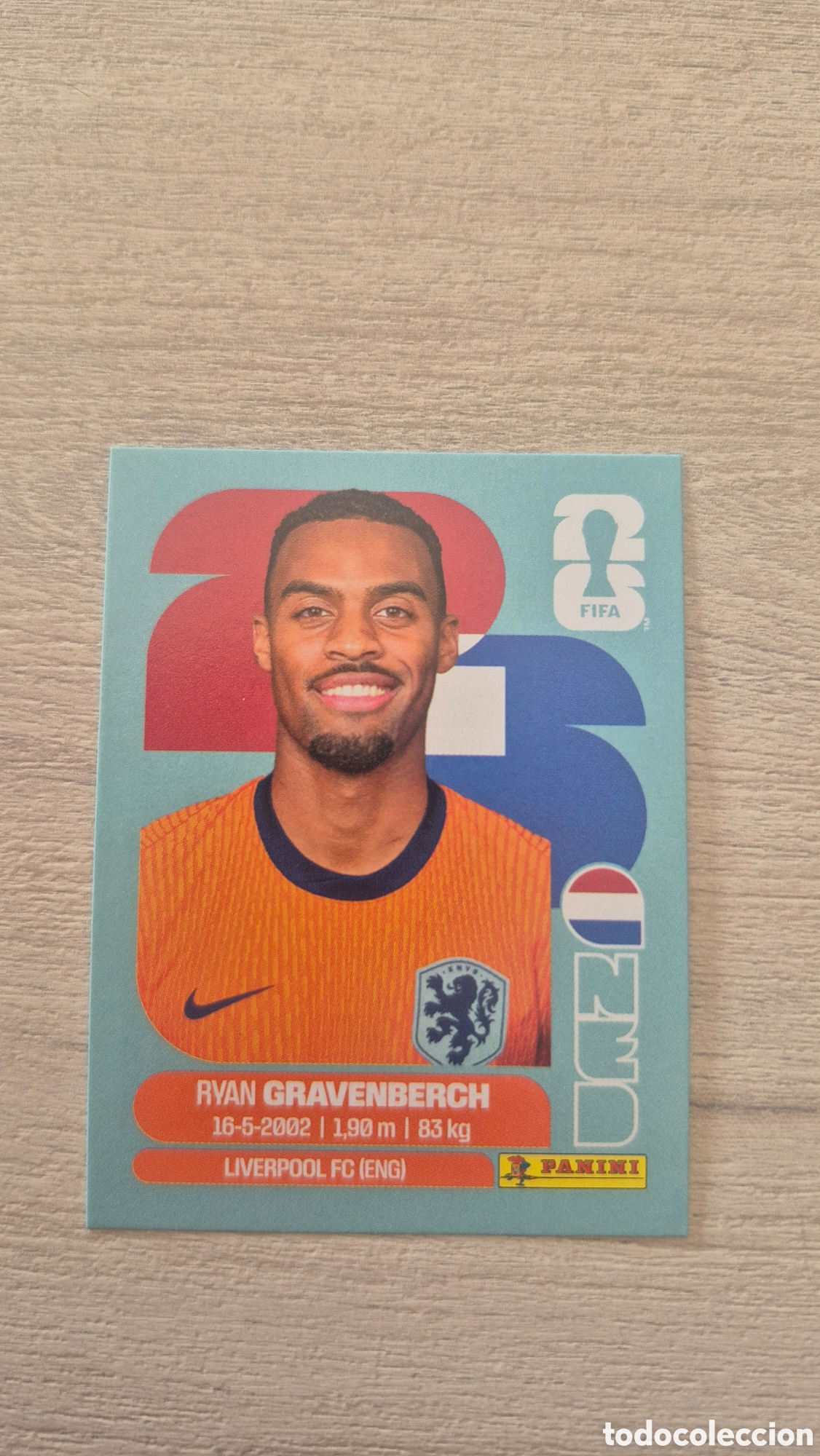 Cromos de F&uacute;tbol: NED11 Gravenberch FIFA World Cup 2026