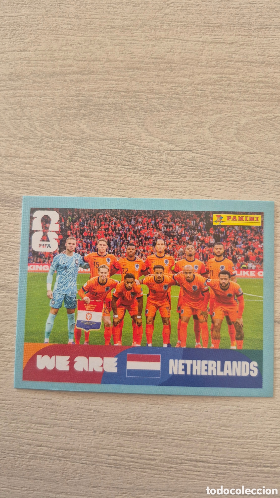 Cromos de F&uacute;tbol: NED13 Plantilla Holanda FIFA World Cup 2026
