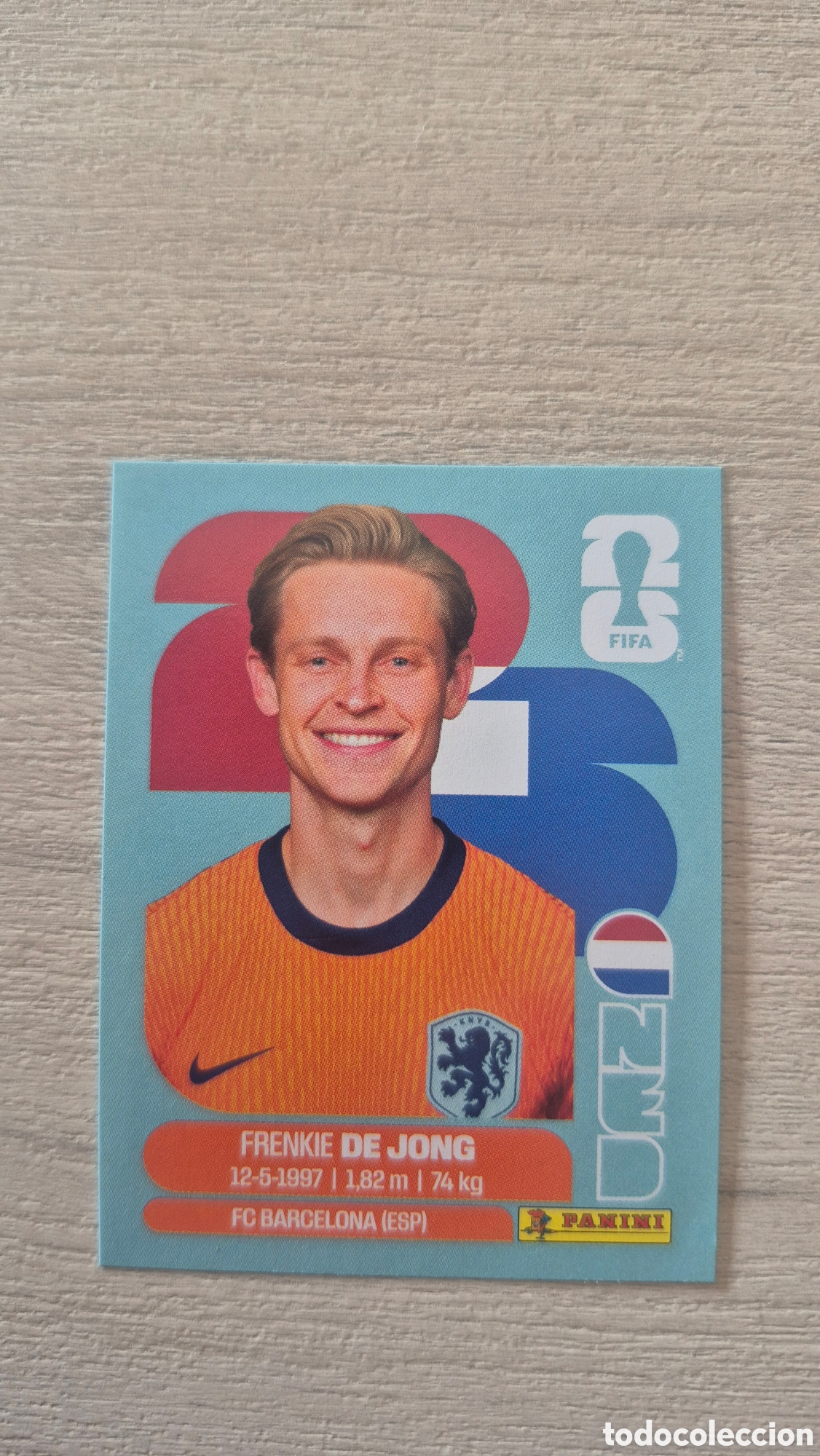 Cromos de F&uacute;tbol: NED14 De Jong FIFA World Cup 2026