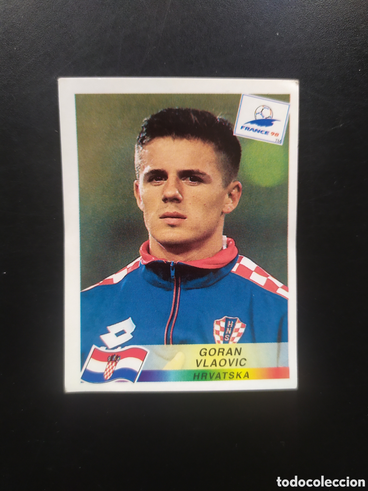 Cromos de F&uacute;tbol: Mundial Francia 98 panini Vlaovic n&deg; 549 Croacia sin pegar