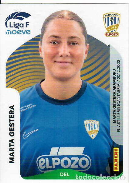 Fu&szlig;ball-Sticker: CROMO PANINI LIGA FEMENINA F 2025-26 (25 - 26) - N&ordm; 19 B - MARTA GESTERA - ALHAMA EL POZO