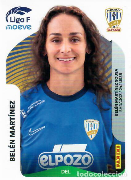 Football Stickers: CROMO PANINI LIGA FEMENINA F 2025-26 (25 - 26) - N&ordm; 20 - BEL&Eacute;N MART&Iacute;NEZ - ALHAMA EL POZO