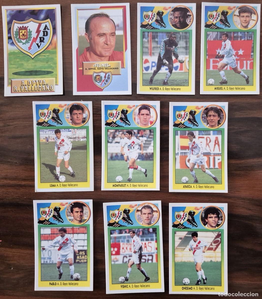 Cromos de F&uacute;tbol: este 93-94 93 94 1993-1994 rayo vallecano cromos carton