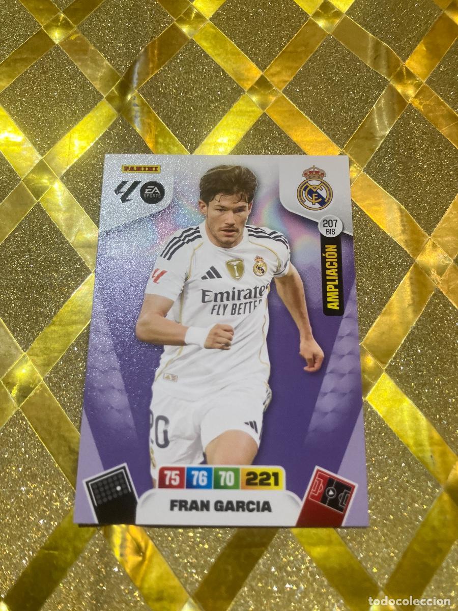 Cromos de F&uacute;tbol: CROMO DE FUTBOL NUMERO BIS 207 FRAN GARCIA REAL MADRID ADRENALYN XL 2025 2026 PANINI !