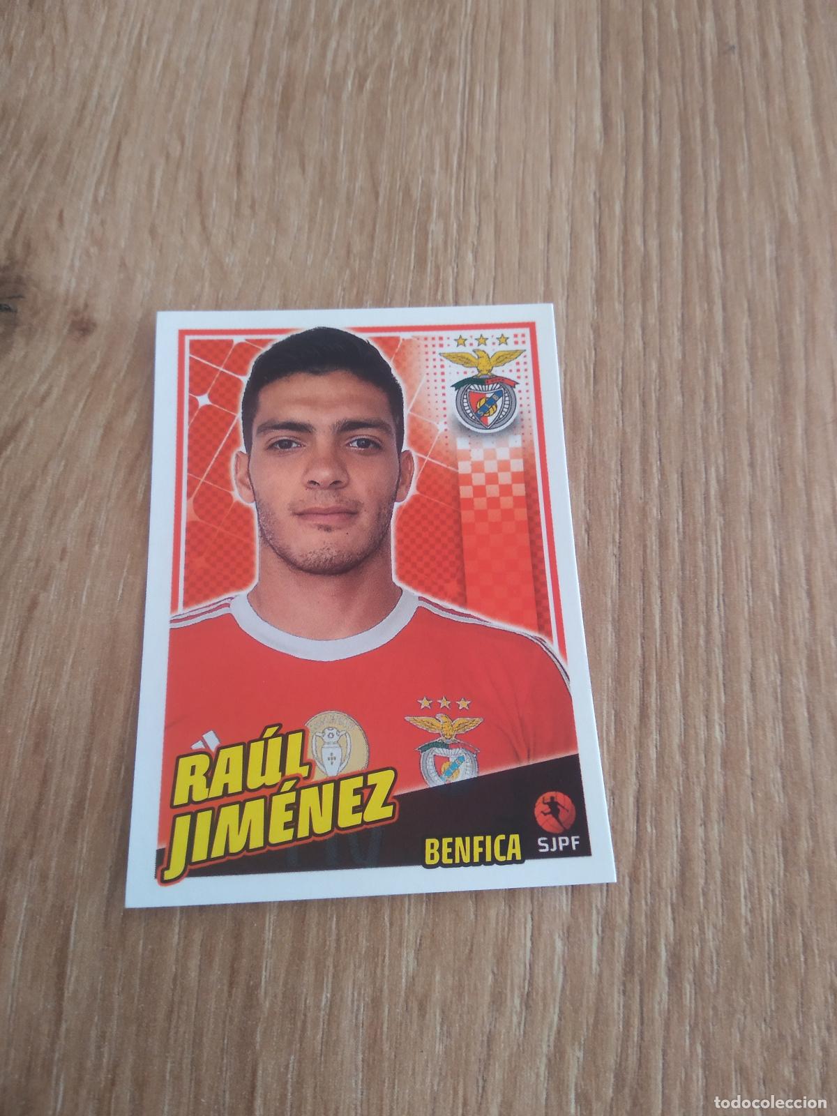 Cromos de F&uacute;tbol: 91 RAUL JIMENEZ BENFICA CROMO FUTBOL PANINI LIGA PORTUGAL 2015-2016 FUTEBOL 15-16