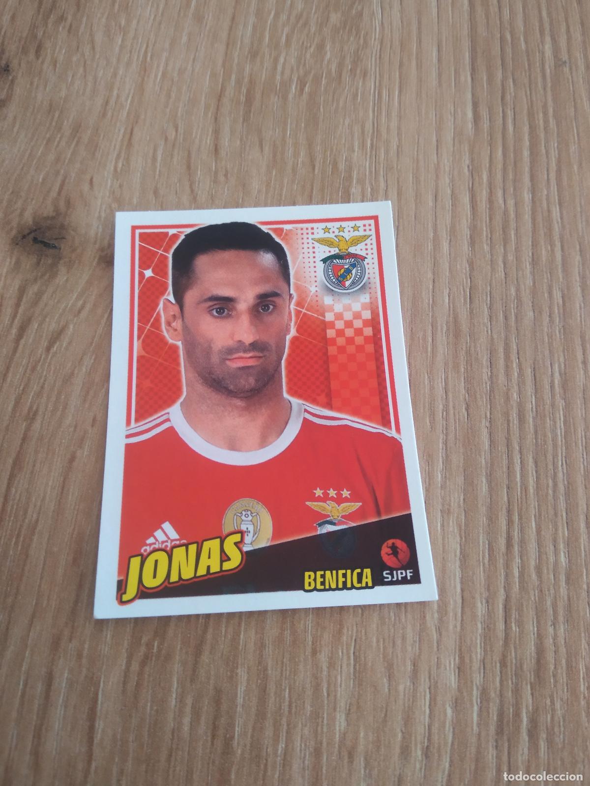 Cromos de F&uacute;tbol: 92 JONAS BENFICA CROMO FUTBOL PANINI LIGA PORTUGAL 2015-2016 FUTEBOL 15-16