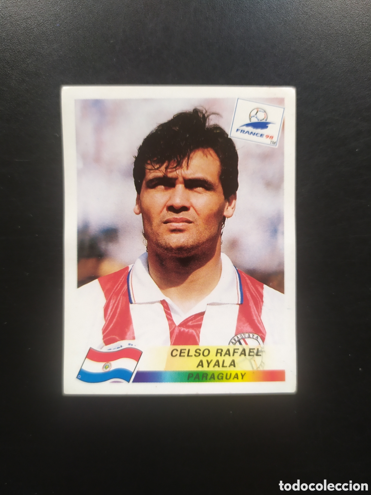 Cromos de F&uacute;tbol: Mundial Francia 98 panini Ayala n&deg; 266 Paraguay sin pegar
