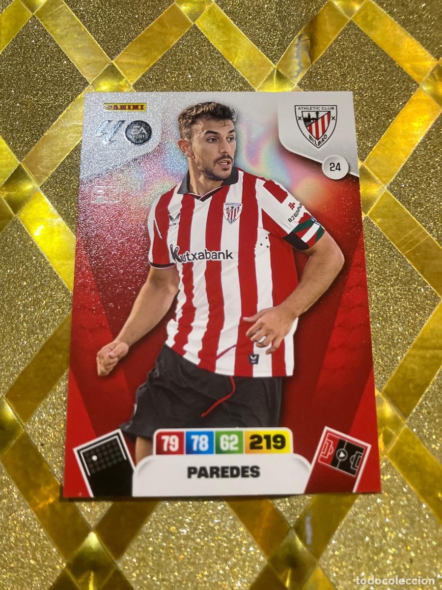 Cromos de F&uacute;tbol: CROMO DE FUTBOL NUMERO 24 PAREDES ATHLETIC DE BILBAO ADRENALYN XL 2025 2026 PANINI !