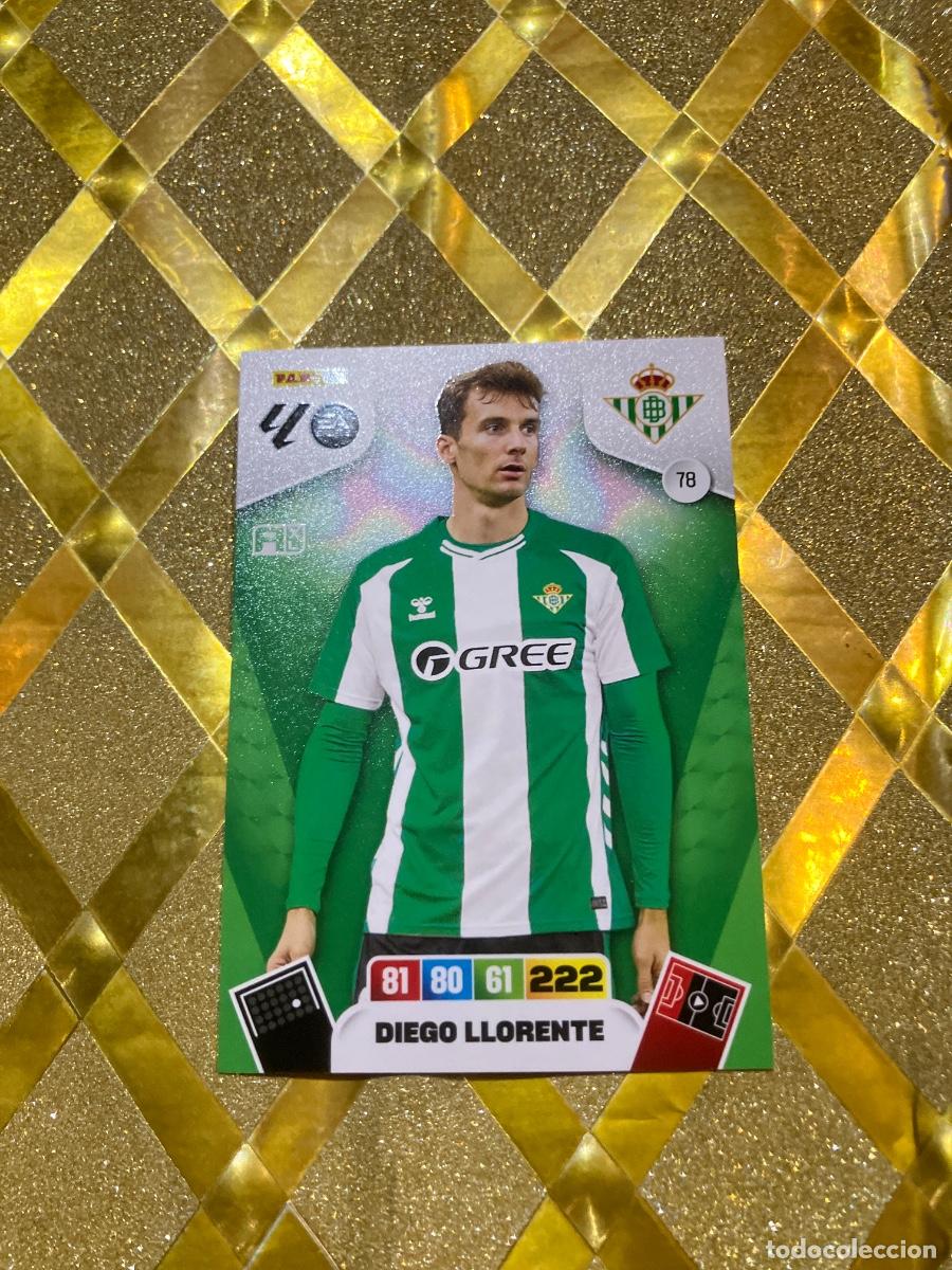 Cromos de Futebol: CROMO DE FUTBOL NUMERO 78 DIEGO LLORENTE BETIS ADRENALYN XL 2025 2026 PANINI !