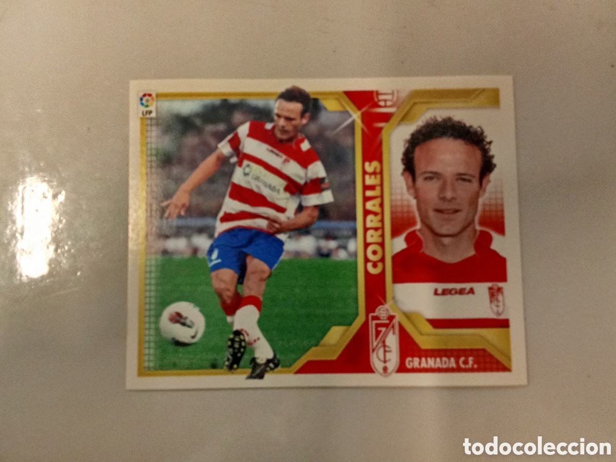 Fu&szlig;ball-Sticker: CORRALES GRANADA COLOCA LIGA ESTE 2011 2012 11-12. NUNCA PEGADO