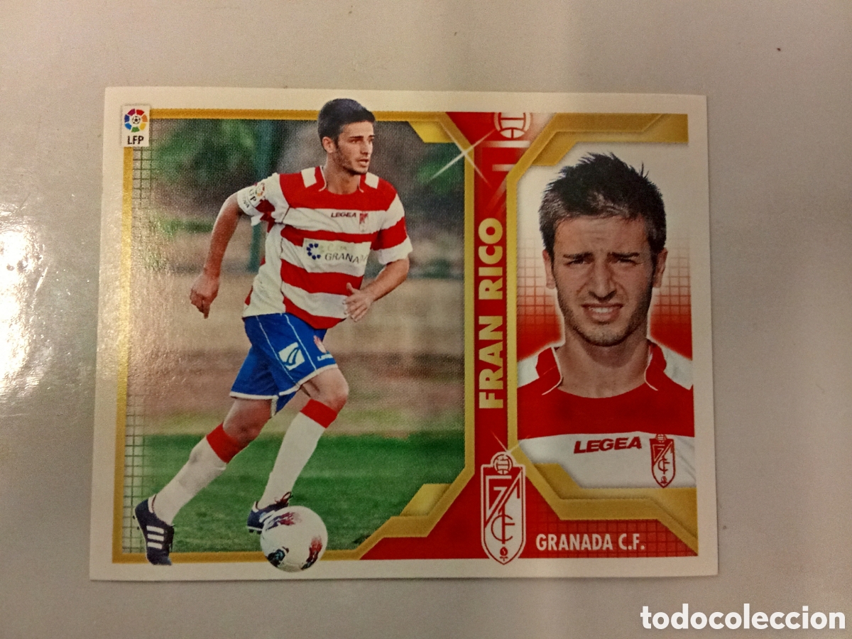 Fu&szlig;ball-Sticker: FRAN RICO GRANADA COLOCA LIGA ESTE 2011 2012 11-12. NUNCA PEGADO