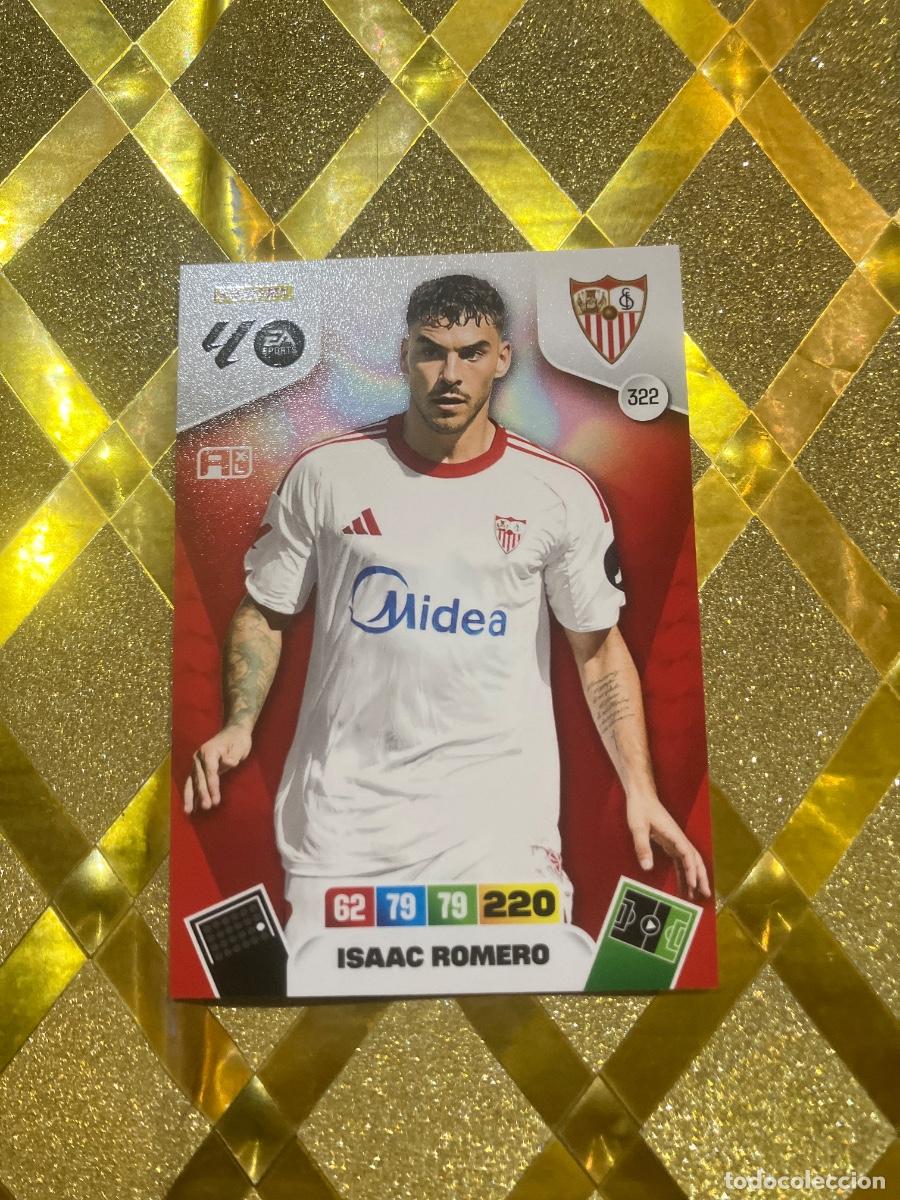 Cromos de F&uacute;tbol: CROMO DE FUTBOL NUMERO 322 ISAAC ROMERO SEVILLA ADRENALYN XL 2025 2026 PANINI !