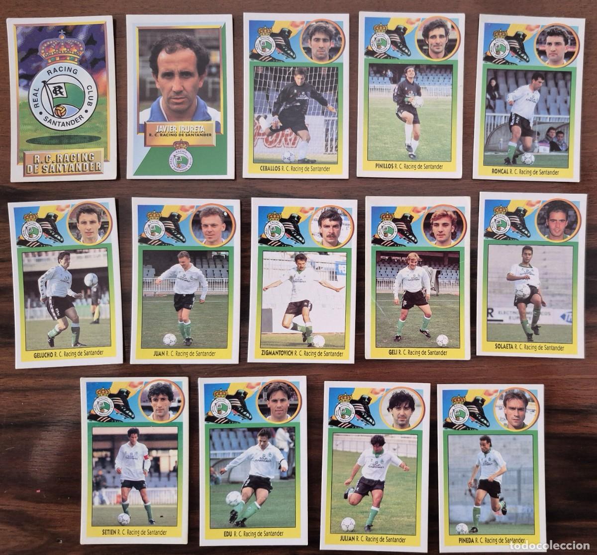 Cromos de F&uacute;tbol: este 93-94 93 94 1993-1994 racing santander cromos carton