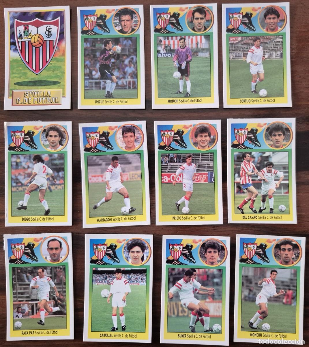 Cartes &agrave; collectionner de Football: este 93-94 93 94 1993-1994 sevilla cromos carton