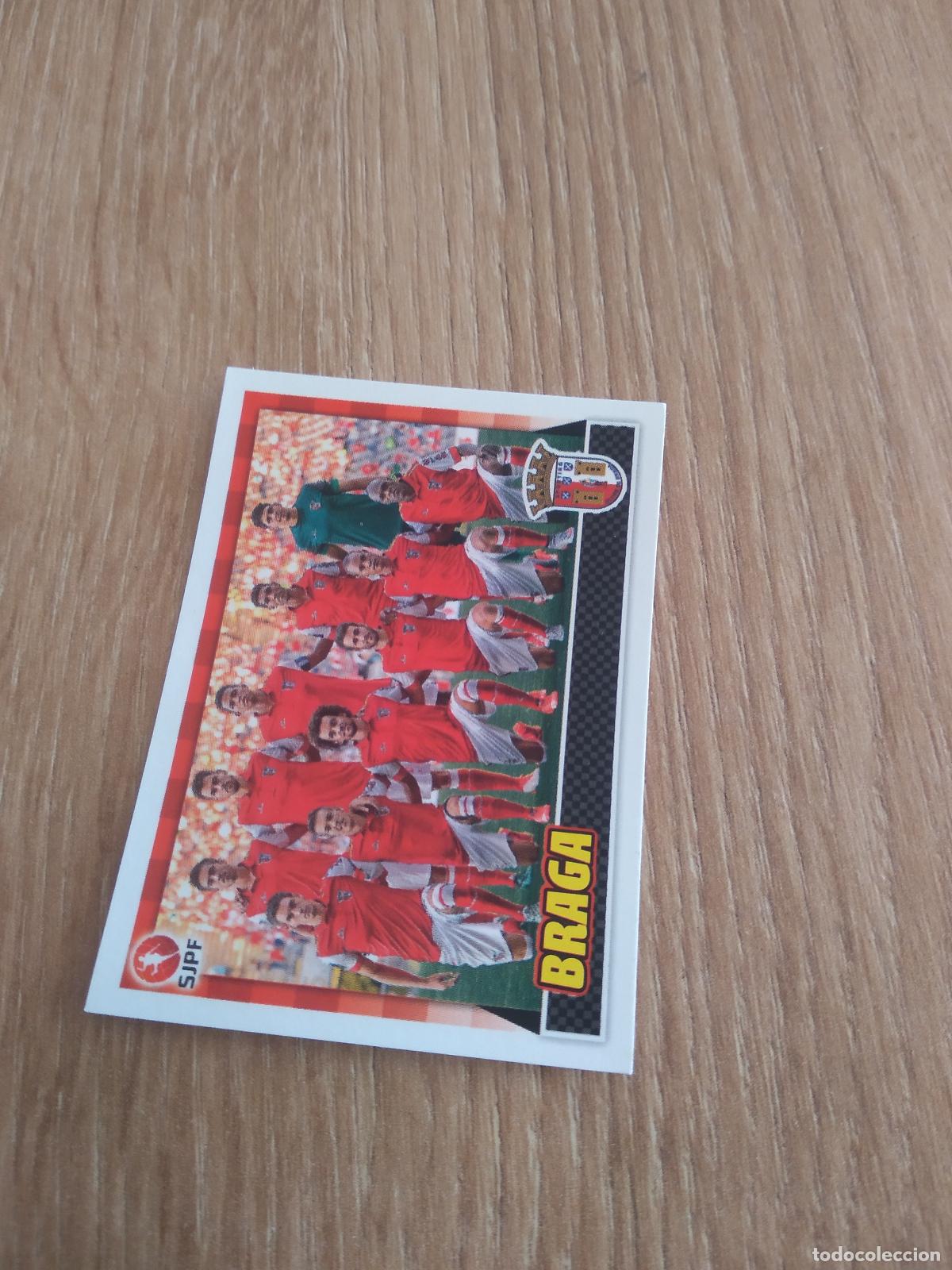Cartes &agrave; collectionner de Football: 114 EQUIPO PLANTILLA BRAGA CROMO FUTBOL PANINI LIGA PORTUGAL 2015-2016 FUTEBOL 15-16