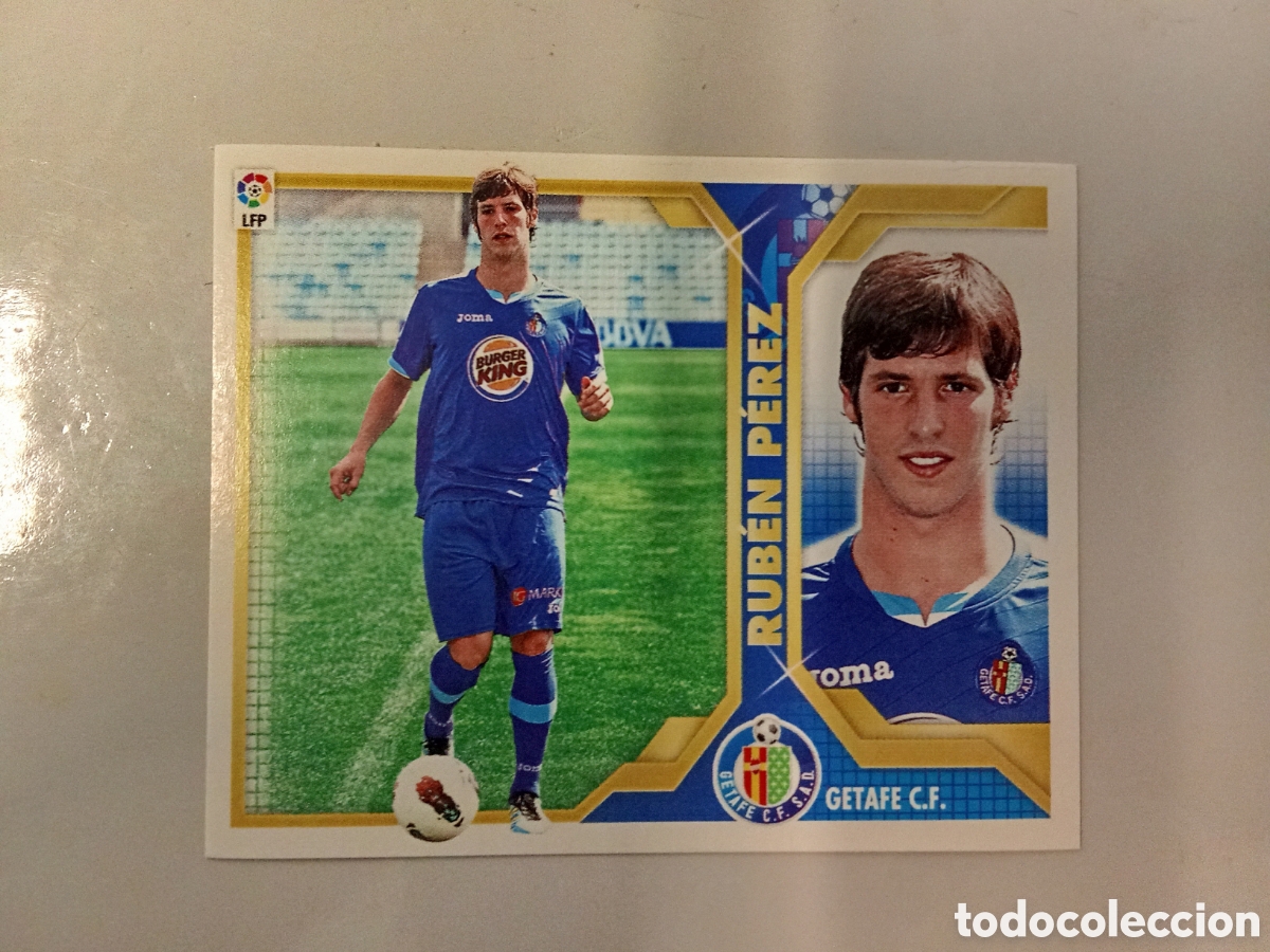 Cartes &agrave; collectionner de Football: RUBEN PEREZ GETAFE COLOCA LIGA ESTE 2011 2012 11-12. NUNCA PEGADO