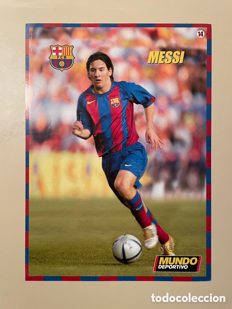 Cartes &agrave; collectionner de Football: Messi 2004/05 Lamina Mundo deportivo