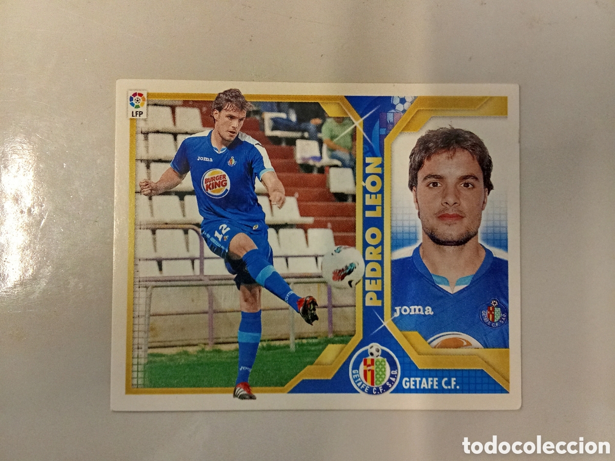 Figurine di Calcio: PEDRO LEON GETAFE FICHAJE 54 LIGA ESTE 2011 2012 11-12. NUNCA PEGADO
