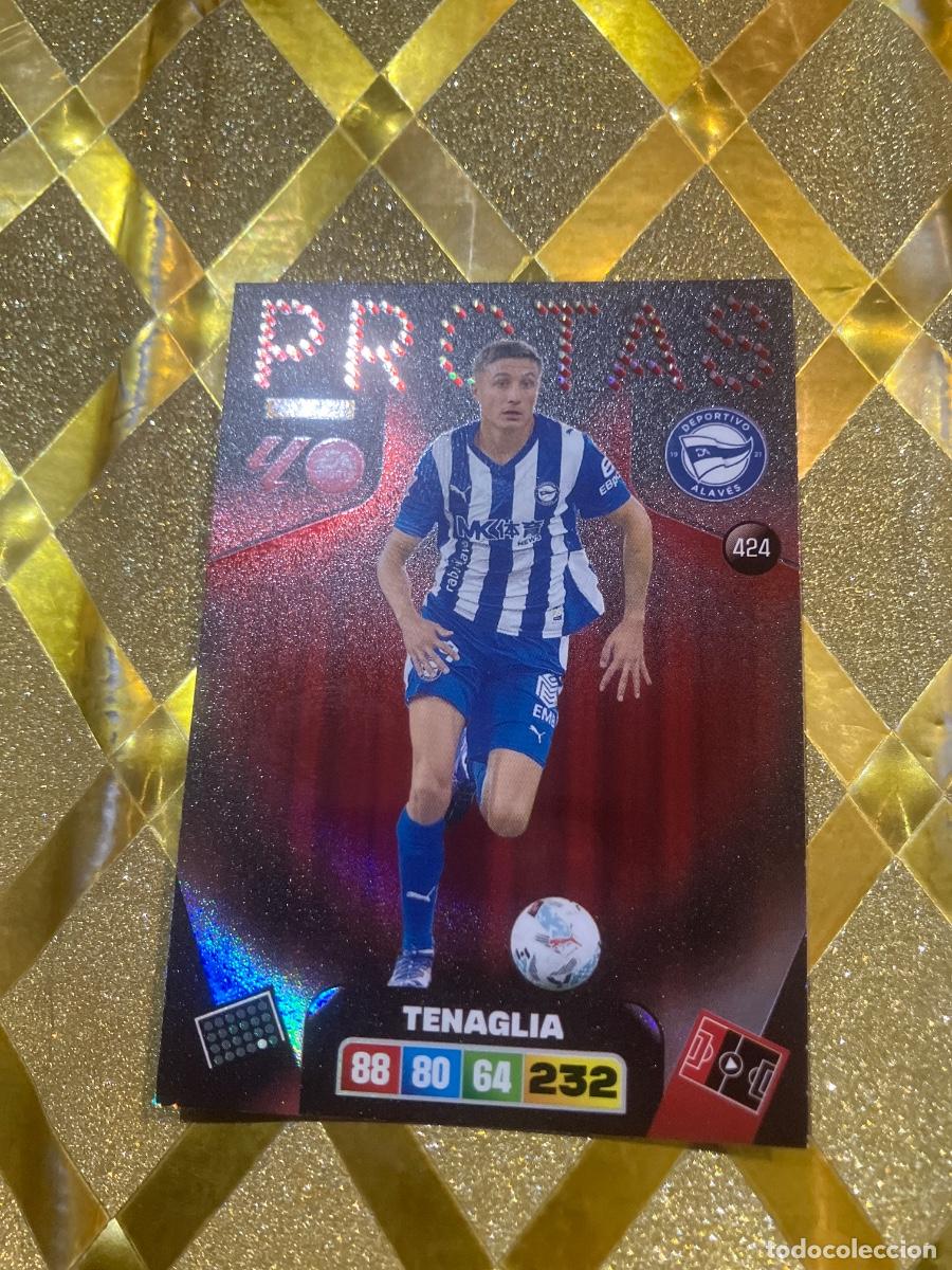 Cromos de F&uacute;tbol: CROMO DE FUTBOL NUMERO 424 TENAGLIA ALAVES PROTAS ADRENALYN XL 2025 2026 PANINI !