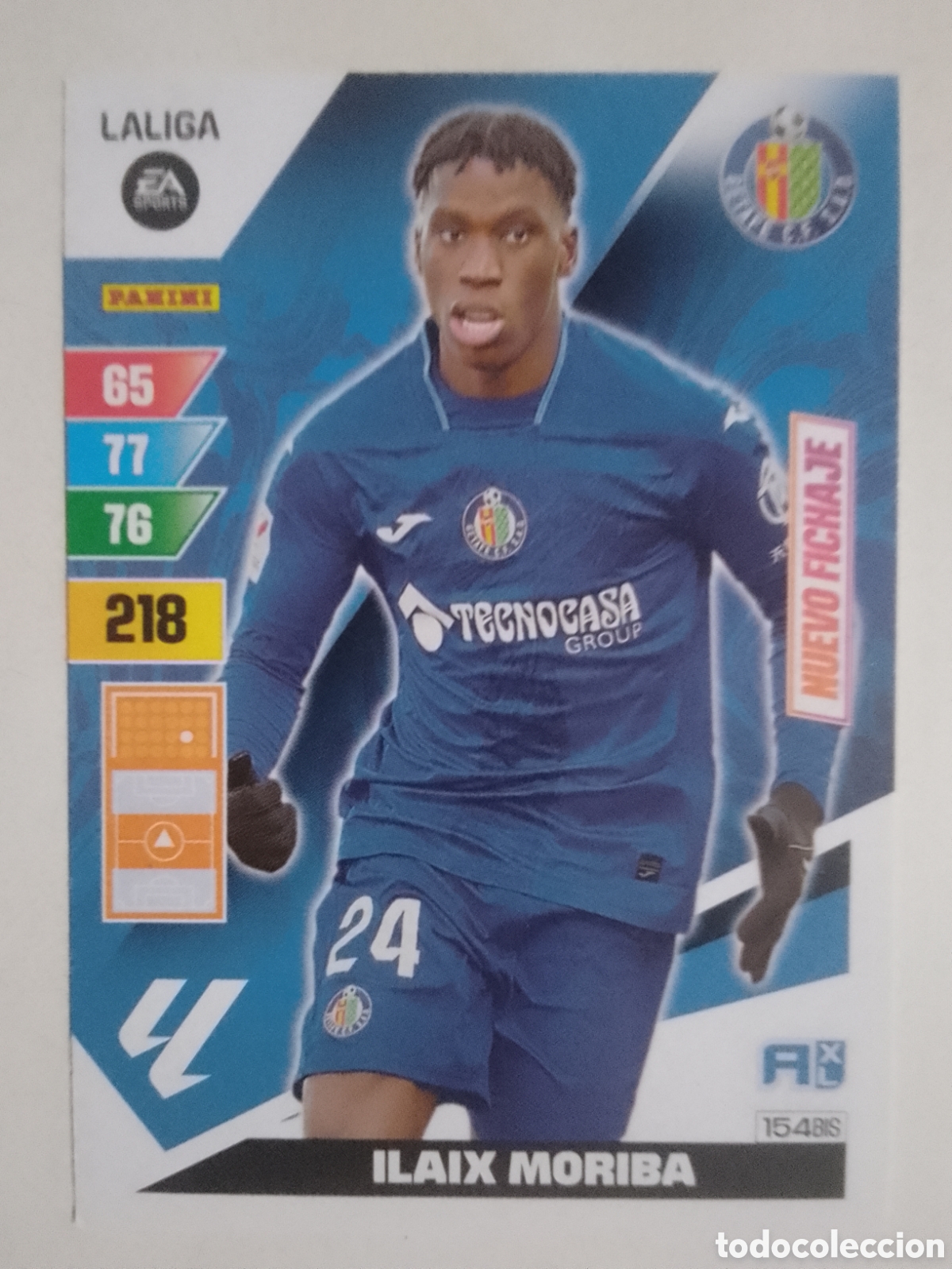 Cromos de F&uacute;tbol: Adrenalyn XL 2023-24 n&deg; 154 BIS Ilaix Moriba &bull; Getafe. NUEVO FICHAJE.