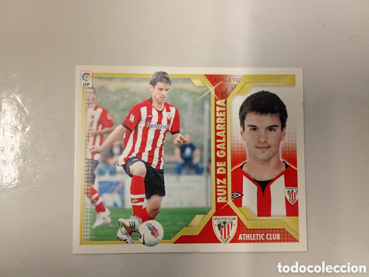 Cromos de F&uacute;tbol: RUIZ DE GALARRETA BILBAO ESTE 2011 2012 CROMO FUTBOL 11 12 SIN PEGAR