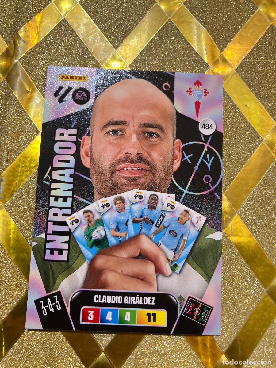 Cromos de F&uacute;tbol: CROMO DE FUTBOL NUMERO 484 GIRALDEZ CELTA DE VIGO PLUS ENTRENADOR ADRENALYN XL 2025 2026 PANINI !