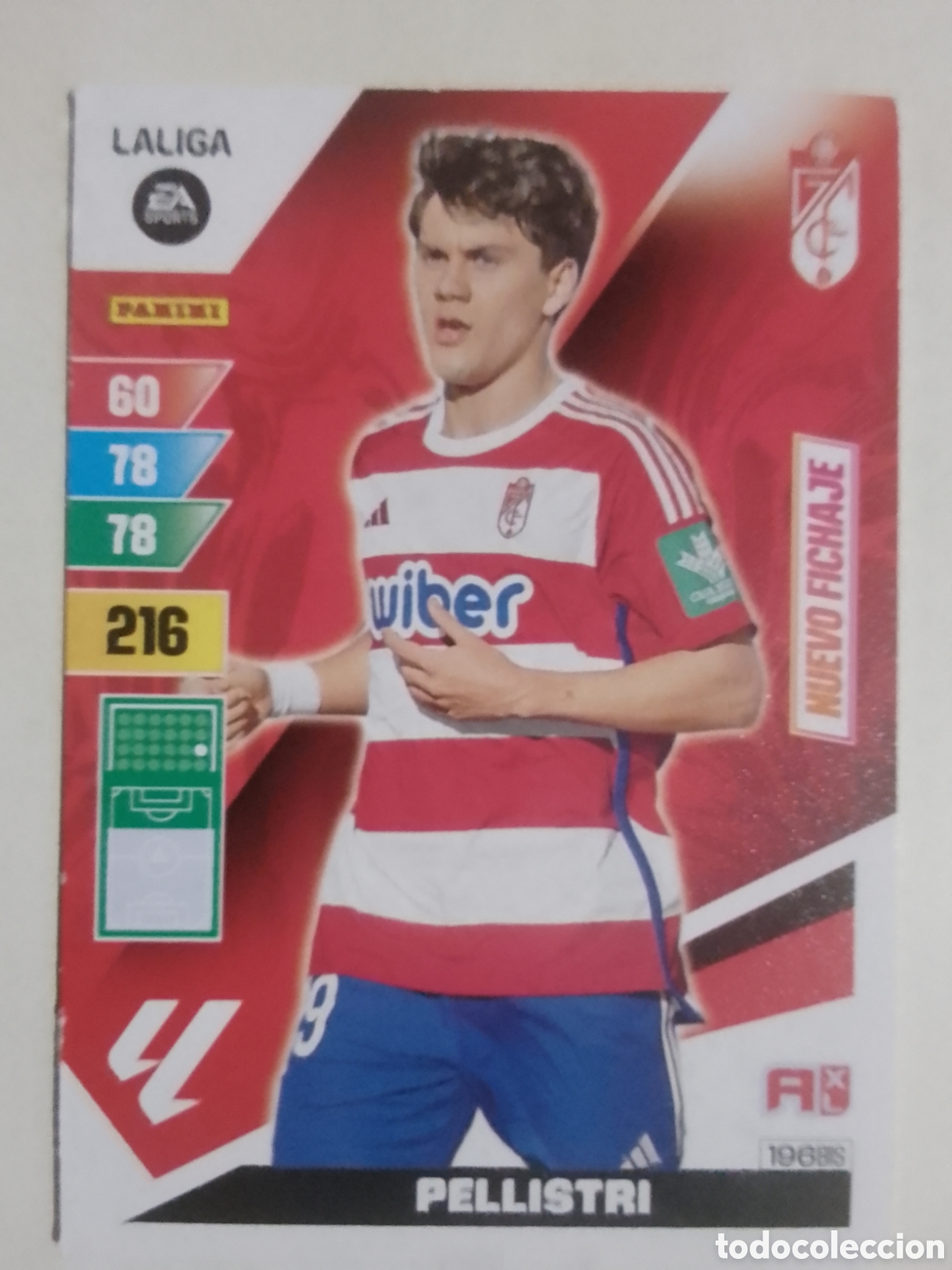Cromos de F&uacute;tbol: Adrenalyn XL 2023-24 n&deg; 196 BIS Pellistri &bull; Granada. NUEVO FICHAJE.