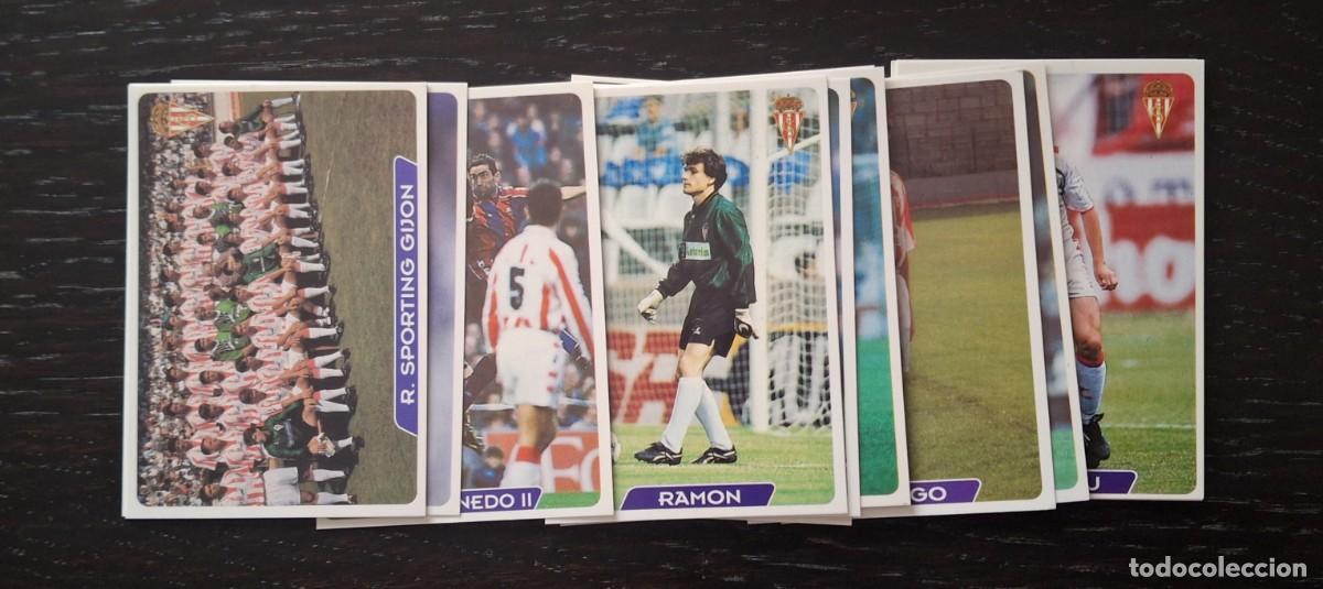 Football Stickers: LIGA FUTBOL 95 96 - MUNDICROMO MC - 18 FICHAS R. SPORTING GIJON - YEKINI ERROR - JULIO SALINAS 319