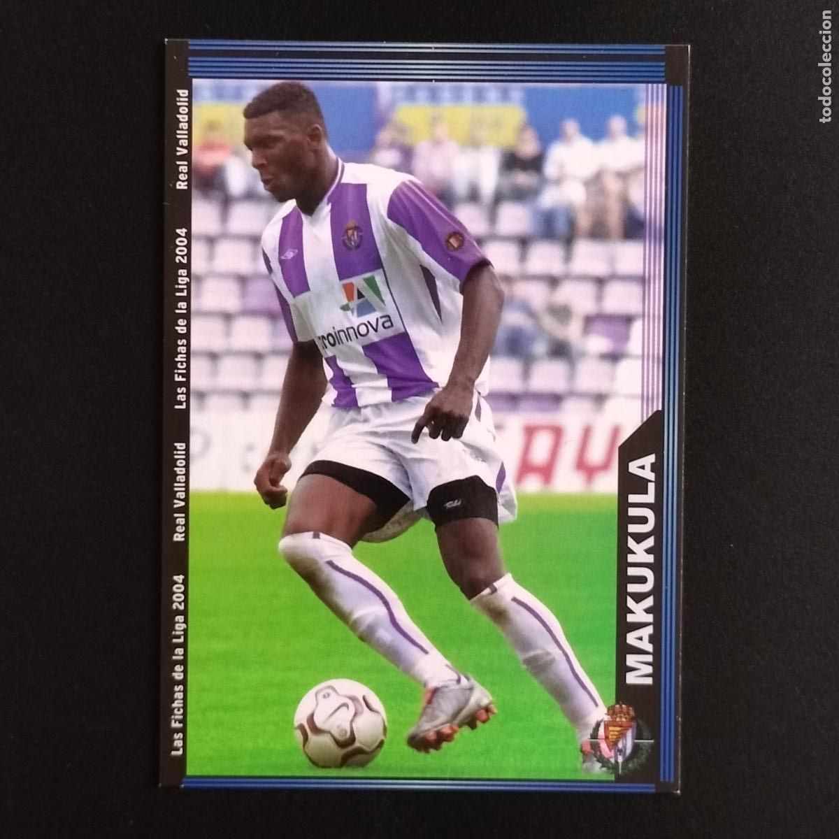 Cromos de F&uacute;tbol: 604 MAKUKULA VALLADOLID CROMOS ALBUM MUNDICROMO FICHAS LIGA FUTBOL 2003 2004 03 04