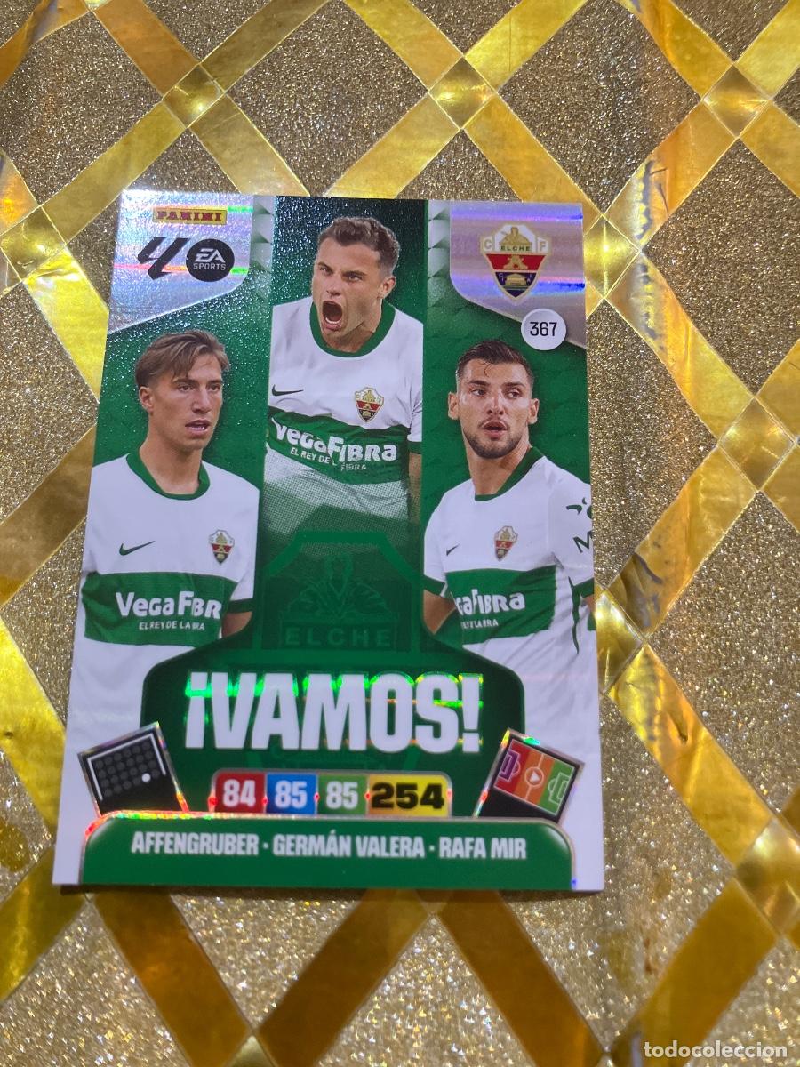 Cromos de F&uacute;tbol: CROMO DE FUTBOL NUMERO 367 ELCHE &iexcl; VAMOS ! ADRENALYN XL 2025 2026 PANINI !