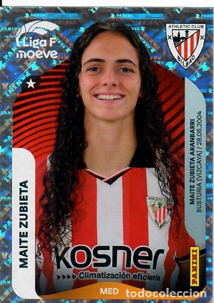 Cromos de F&uacute;tbol: CROMO PANINI LIGA FEMENINA F 2025-26 (25 - 26) - N&ordm; 34 - MAITE ZUBIETA - ATHLETIC BILBAO