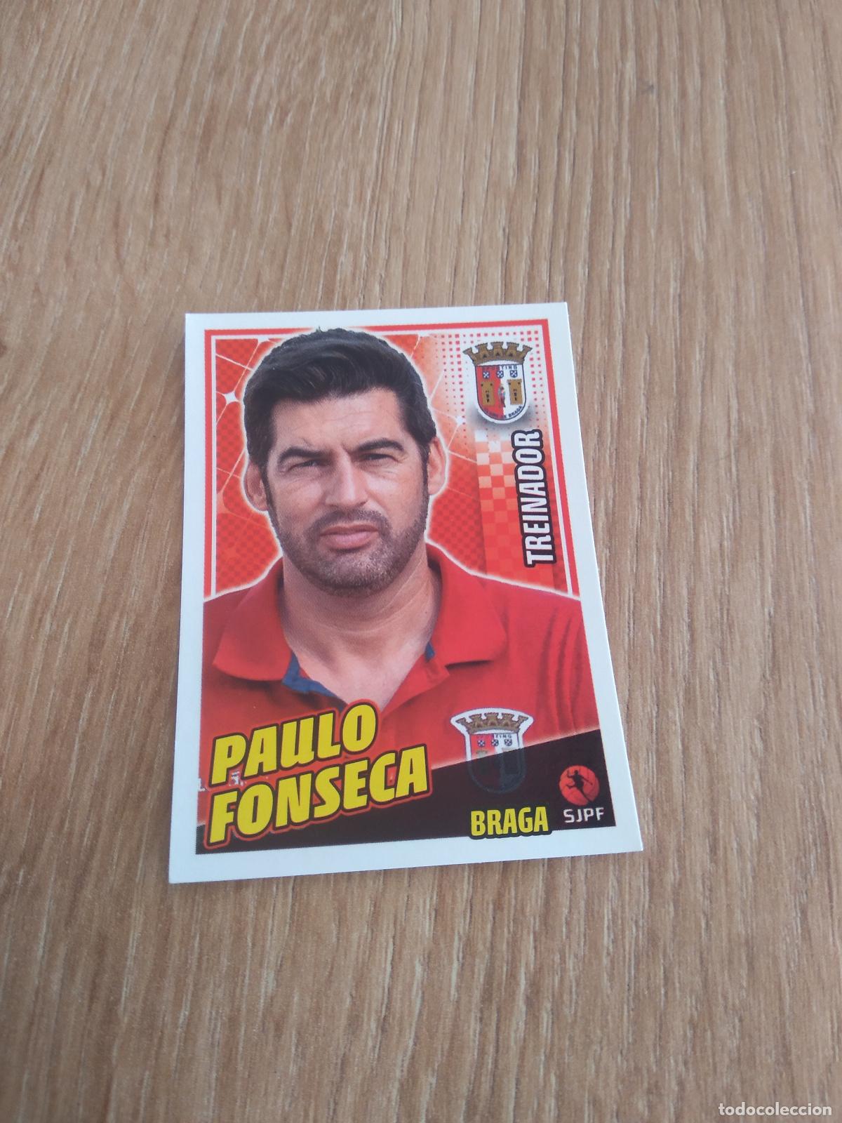 Cromos de F&uacute;tbol: 115 PAULO FONSECA BRAGA CROMO FUTBOL PANINI LIGA PORTUGAL 2015-2016 FUTEBOL 15-16