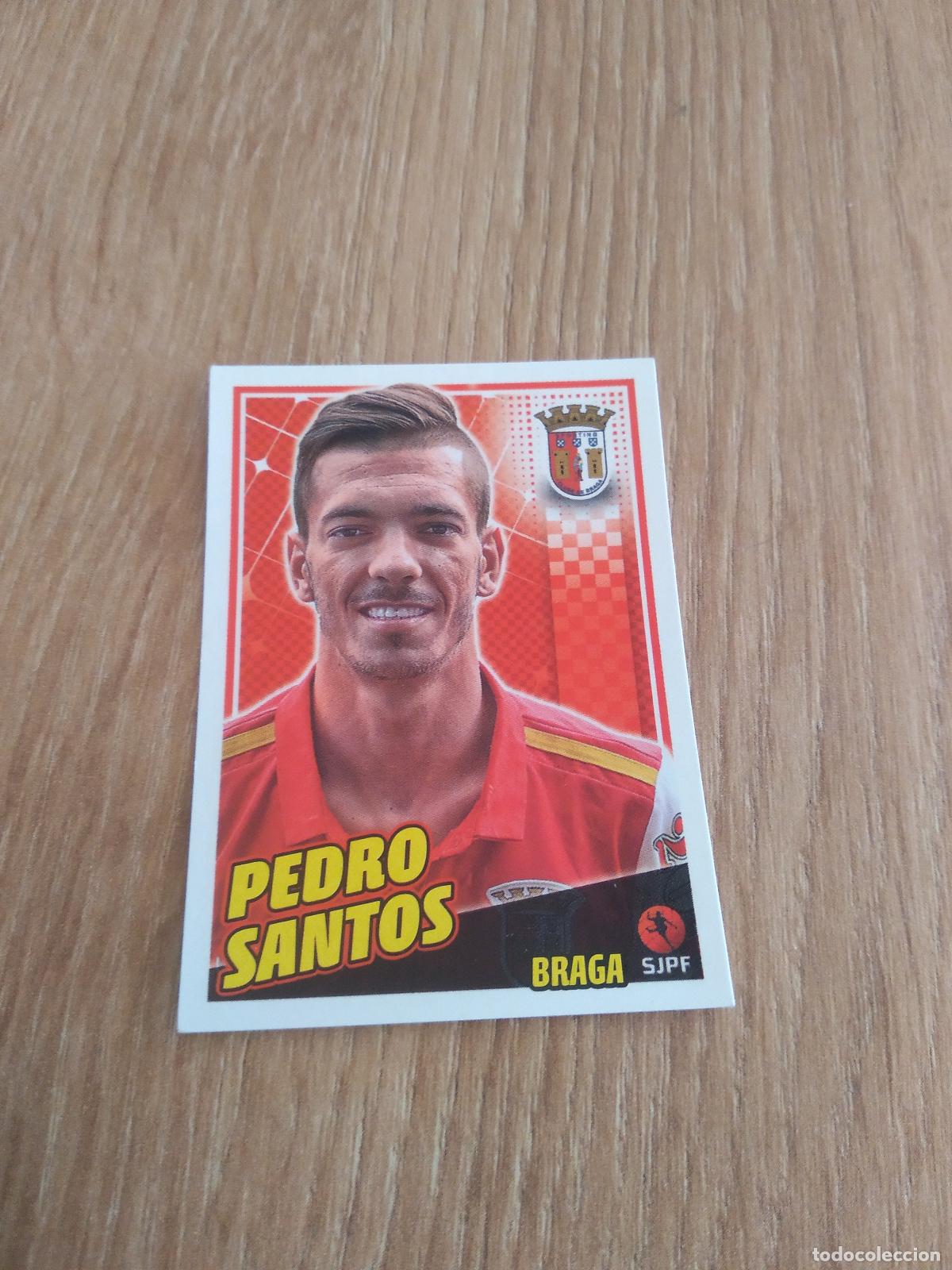 Cromos de F&uacute;tbol: 128 PEDRO SANTOS BRAGA CROMO FUTBOL PANINI LIGA PORTUGAL 2015-2016 FUTEBOL 15-16